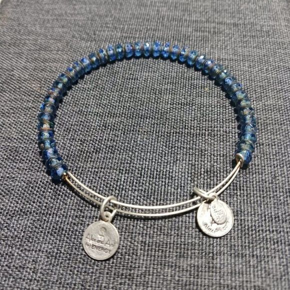 Alex and Ani Beaded Bangle Bracelet - Picture 2 of 3